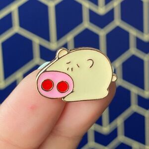 Piggy Nose Enamel Pin/ Brooch Lapel